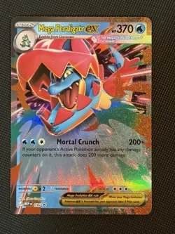 Pokemon TCG Mega Feraligatr Ex Black Star Promo MEP 036 - NM - Image 1