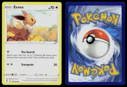 EEVEE 125/203 COMMON EVOLVING SKIES POKEMON NM - Image 3
