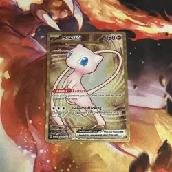 Pokemon TCG Full Gold And Meta Mew Ex 205/165 151 - Image 1