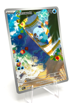 Pokemon Oshawott Illustration Rare White Flare 105/086 - Image 3