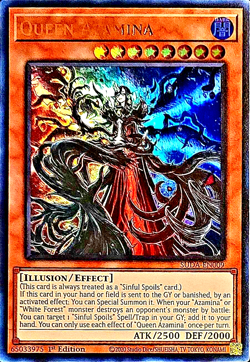 Yu-Gi-Oh! - Queen Azamina Yugioh SUDA-EN009 Ultra Rare - Supreme D. - NM/M - Image 1