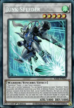 Junk Speeder - Collector's Rare 1st Edition RA01-EN032 - NM - YuGiOh - Image 1