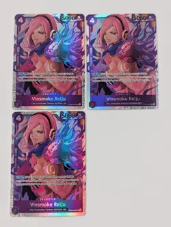 3x Vinsmoke Reiju OP06-069 SR Foil PRB-01 Premium Booster English ONE PIECE - Image 1