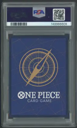 2023 One Piece EN OP05 Eustass "Captain" Kid Manga Alternate Art #074 PSA 10 - Image 2