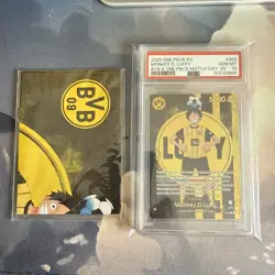 PSA 10 Monkey D Luffy ST13-003 BVB Borussia Dortmund ONE PIECE Matchday Promo EN - Image 1