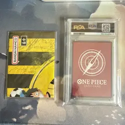 PSA 10 Monkey D Luffy ST13-003 BVB Borussia Dortmund ONE PIECE Matchday Promo EN - Image 2