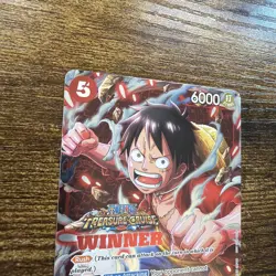 One Piece Monkey D Luffy Treasure Cruise Winner Card ST01-012 Promo English - Image 3