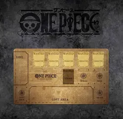 One Piece Playmat With Zones OPCG TCG Card Game PlayMat 24x14in Standard Size - Image 1