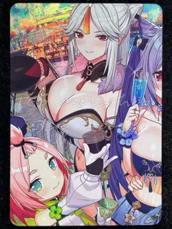 🔥 13 Genshin Impact Goddess Story Anime Waifu Card ACG Puzzle - Image 3