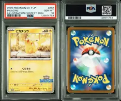 PSA 10 Pikachu 242/SV-P Pokemon Illustration Contest 2024 Promo Card Japanese - Image 4