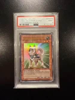 Shiba-Warrior Taro Anniversary Pack YAP1-EN008 Ultra Rare Yugioh PSA 9 ENGLISH - Image 1