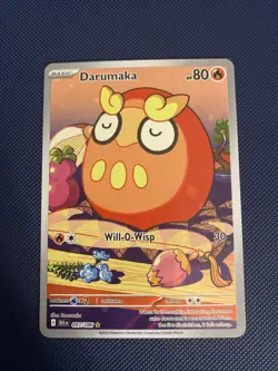 Pokemon TCG SV Black Bolt Darumaka Illustration Rare Card 097/086 - Image 1
