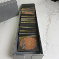 Magic the Gathering Cards MTG 1995 Unsorted 375 W/ Long Super Box Storage - Image 2