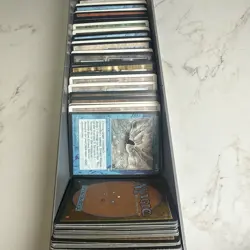 Magic the Gathering Cards MTG 1995 Unsorted 375 W/ Long Super Box Storage - Image 5