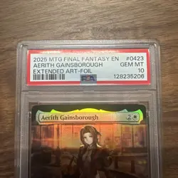 PSA 10 2025 MTG FINAL FANTASY EXTENDED ART-FOIL #0423 AERITH GAINSBOROUGH - Image 2