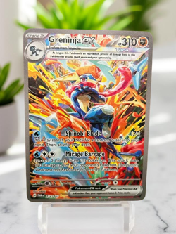 Greninja Ex Gold Metal Pokemon Card Collectible Gift/Display - Image 1