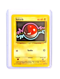 Voltorb 67/102 Common Non-Holo LP Pokemon TCG WOTC Base Set Unlimited English - Image 3