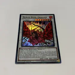 YuGiOh! Black Rose Dragon - Ultra Rare 1st Edition NM - DUDE-EN010 - Image 1