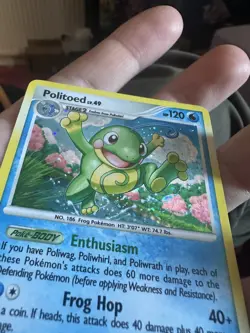 Politoed 12/146 Rare Legends Awakened Pokemon HOLO - Image 1
