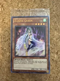 YuGiOh Harpie Queen LART-EN021 The Lost Art Promotion Limited Ed SEALED - Image 1