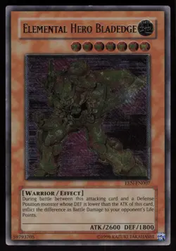 Elemental Hero Bladedge (UTR) EEN-EN007 EURO ULTIMATE RARE YU-GI-OH - Image 1