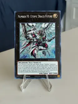 Yu-Gi-Oh! Number F0: Utopic Draco Future BLCR-EN085 Secret Rare Foil 1st Ed - Image 1
