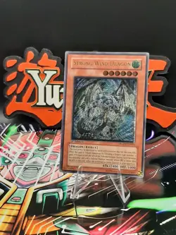 Yu-Gi-Oh! Strong Wind Dragon RGBT-EN003 Ultimate Rare 1st Ed VLP - Image 1