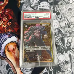 PSA 10 Spandine EB01-043 THE BEST Storage Box Set GOLD One Piece Card Japanese - Image 1