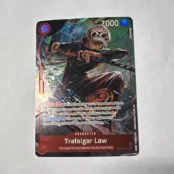 One Piece CCG Trafalgar Law PRB02-002 Character Card Bandai-alt - Image 1