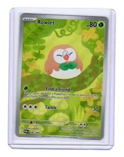 Pokemon Perfect Order Rowlet Card Holo #090/088 - Image 1