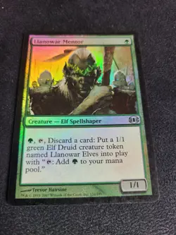 Llanowar Mentor FOIL Future Sight NM Green Uncommon MAGIC MTG CARD - Image 1