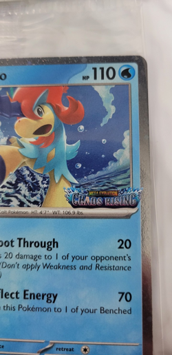 Keldeo - PROMO (Chaos Rising STAMPED) 019/086 Cosmo Holo (SEALED) POKEMON card - Image 2
