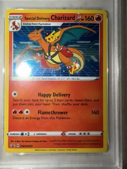 🔥 Special Delivery Charizard SWSH075 Sword & Shield Promo Cards Holo Rare PSA 8 - Image 5