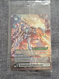 Omnimon (X Antibody) BT10-086 Evolution Cup Winners Card Digimon TCG Sealed - Image 1