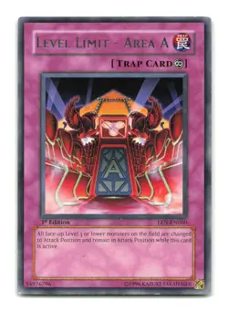 Level Limit - Area A - EEN-EN060 1st Edition Rare - YuGiOh-LP - Image 1