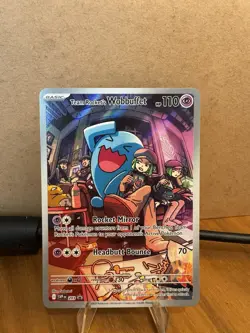 Team Rocket's Wobbuffet 203 Sv: Scarlet & Violet Promo Cards Holo - Image 1