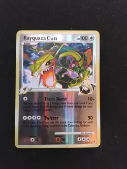 LP Pokemon TGC Rayquaza Reverse Holo Card 8/147 Supreme Victors Series - Image 1