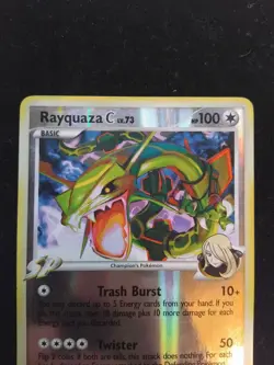 LP Pokemon TGC Rayquaza Reverse Holo Card 8/147 Supreme Victors Series - Image 2