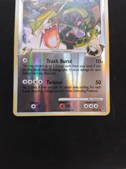 LP Pokemon TGC Rayquaza Reverse Holo Card 8/147 Supreme Victors Series - Image 3
