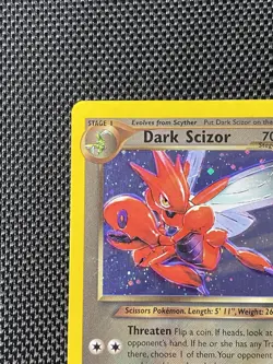 Pokemon Dark Scizor 9/105 Neo Destiny Holo Rare Unlimited English 2002 Card - Image 2