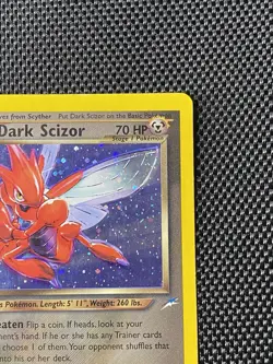 Pokemon Dark Scizor 9/105 Neo Destiny Holo Rare Unlimited English 2002 Card - Image 3