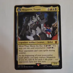 Magic: The Gathering Megatron, Tyrant Mythic Regular Transformers 012/015 Red W… - Image 1