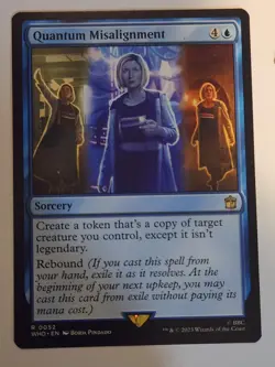 Quantum Misalignment MTG WHO 0052 Rare NM Doctor Blue Clone Rebound - Image 2