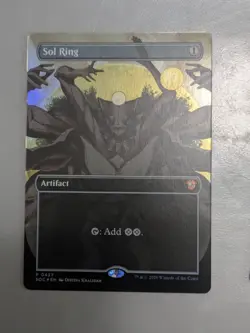 Sol Ring (Borderless) 427 Foil Commander: Secrets of Strixhaven - Image 1