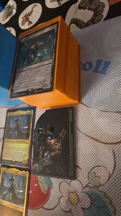 Forces of the Imperium Commander Deck MTG Warhammer 40K w/sleeves, tokens & box - Image 2