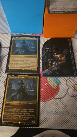 Forces of the Imperium Commander Deck MTG Warhammer 40K w/sleeves, tokens & box - Image 3