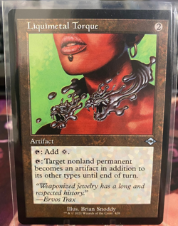 MTG, LIQUIMETAL TORQUE (RETRO FRAME) (MH2) (NM OR BETTER CONDITION) - Image 1