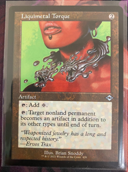 MTG, LIQUIMETAL TORQUE (RETRO FRAME) (MH2) (NM OR BETTER CONDITION) - Image 2