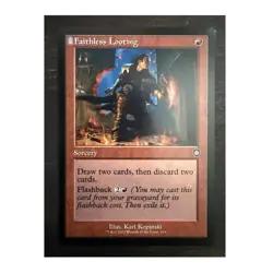 Wizards of the Coast MTG Faithless Looting Retro Frame Sorcery 116 - Image 1