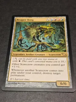 MTG Reaper King Shadowmoor 260/301 Regular Rare Legendary Artifact Creature LP - Image 3